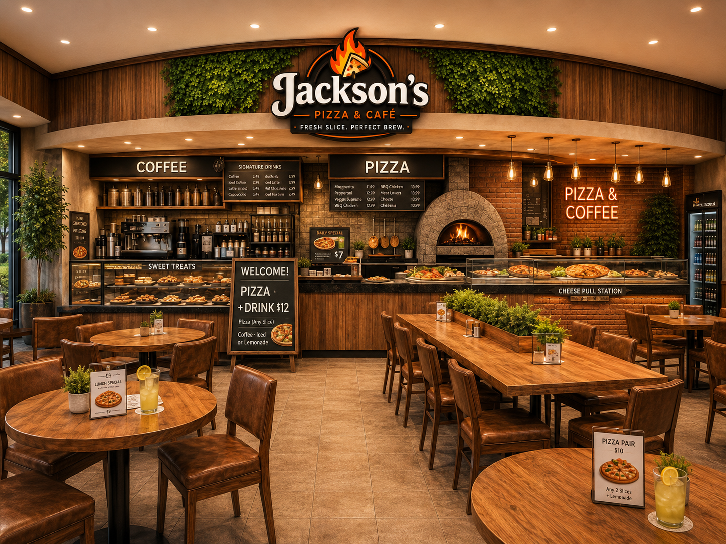 Jackson Pizza Interior